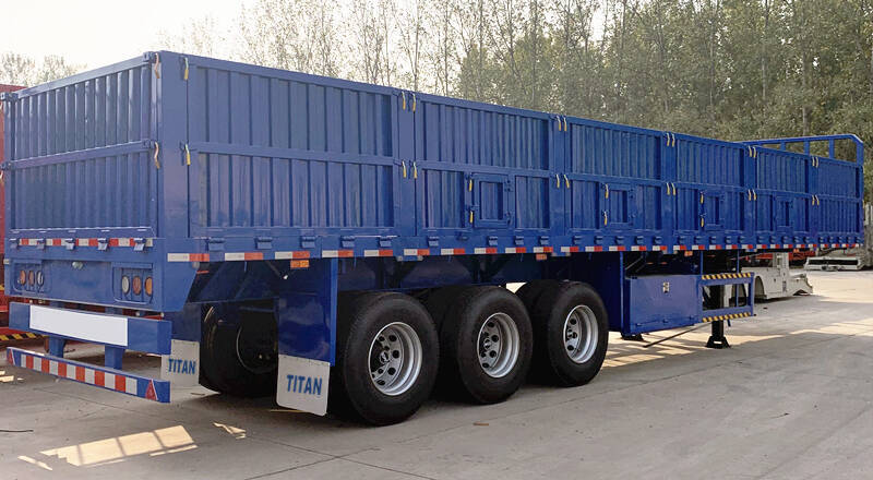 Tri Axle 60T Side Wall Trailer for Sale in Nigeria
