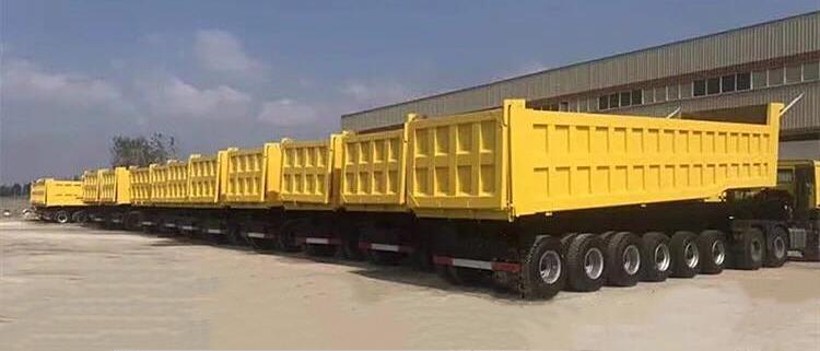 6 Axle Heavy Duty Dump Truck Trailer for Sale in Ghana