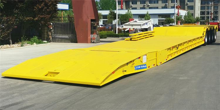 4 Axle Folding Gooseneck Lowboy Trailer for Sale
