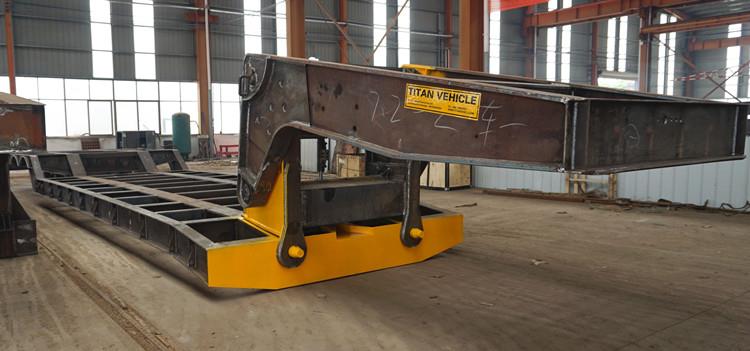 3 Axle 50 Ton Detachable Lowboy Gooseneck Trailer for Sale
