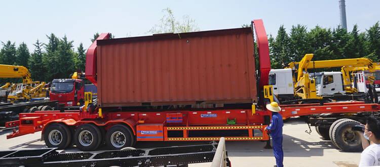 3 Axle 40 Ft Container Side Loader Trailer for Sale