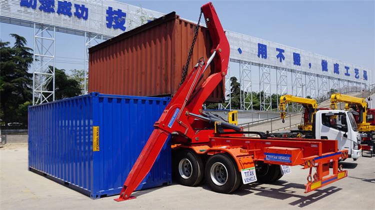 3 Axle 40 Ft Container Side Loader Trailer for Sale
