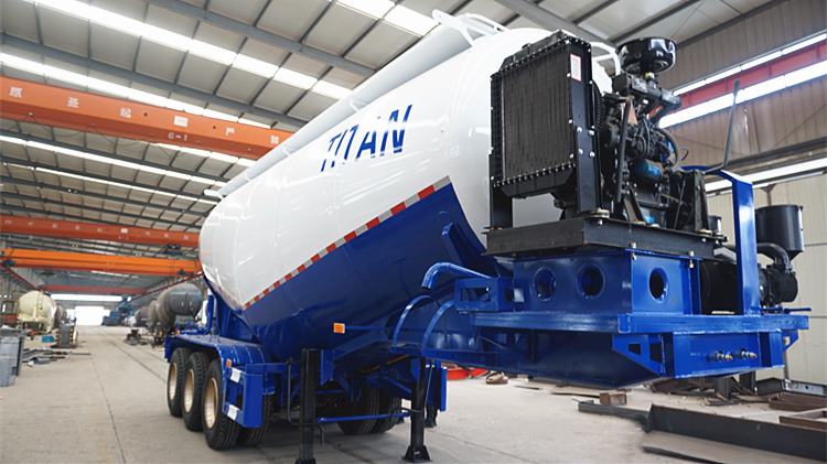3 Axle 33cbm Cement Bulker Trailer Price for Sale