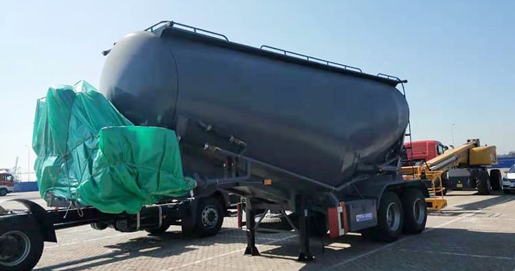 2 Axle Pneumatic Dry Bulk Tank Trailer for Sale Manufacturers