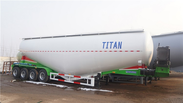 4 Axle 60 Ton Cement Bulker Truck Trailer for Sale