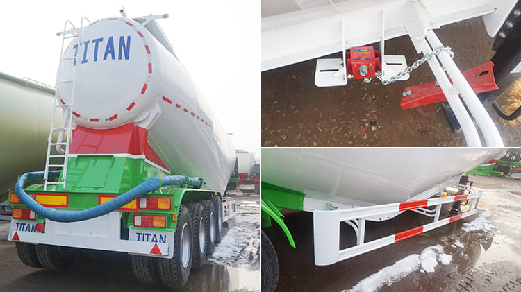 4 Axle 60 Ton Cement Bulker Truck Trailer for Sale