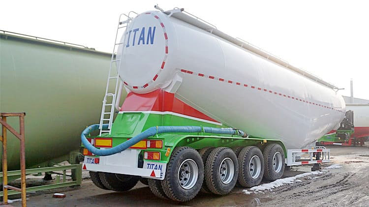4 Axle 60 Ton Cement Bulker Truck Trailer for Sale