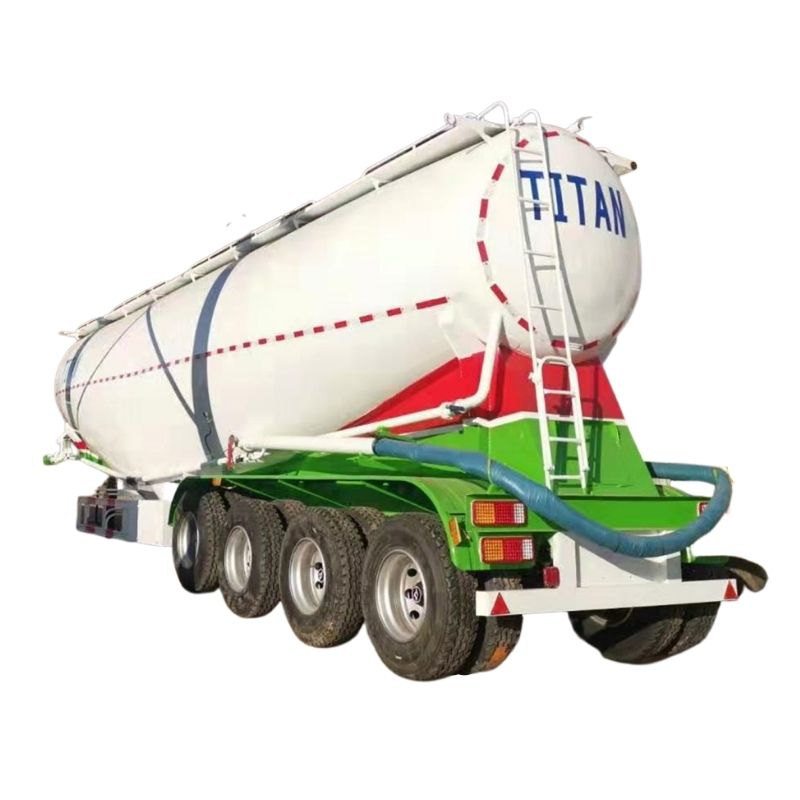 4 Axle Cement Bulker Truck